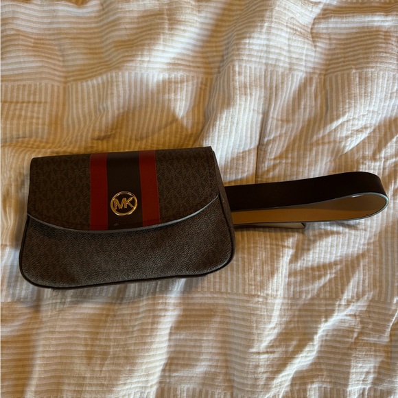 Michael Kors Brown and Red Crossbody Bag - Picture 1 of 5
